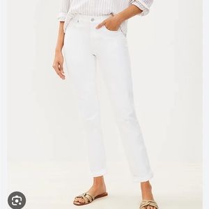 LOFT White Jeans
